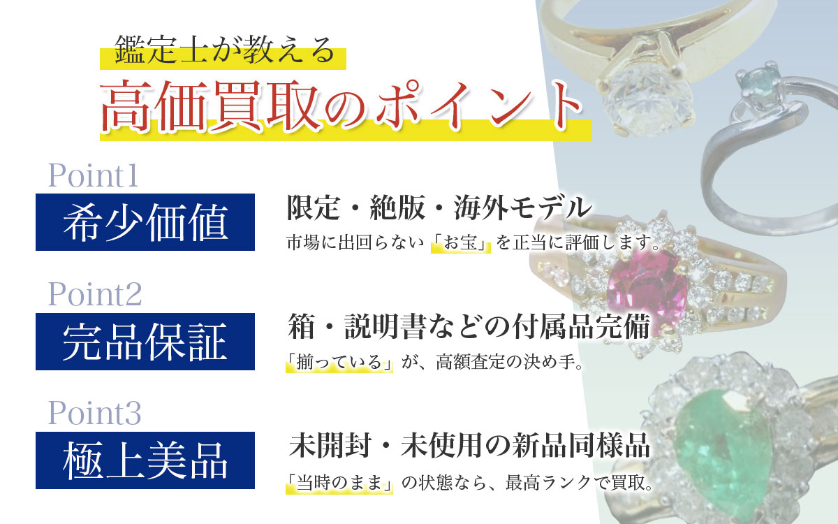 高く売るポイント